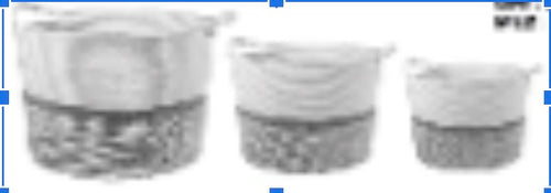 Braided Basket, Set of 3