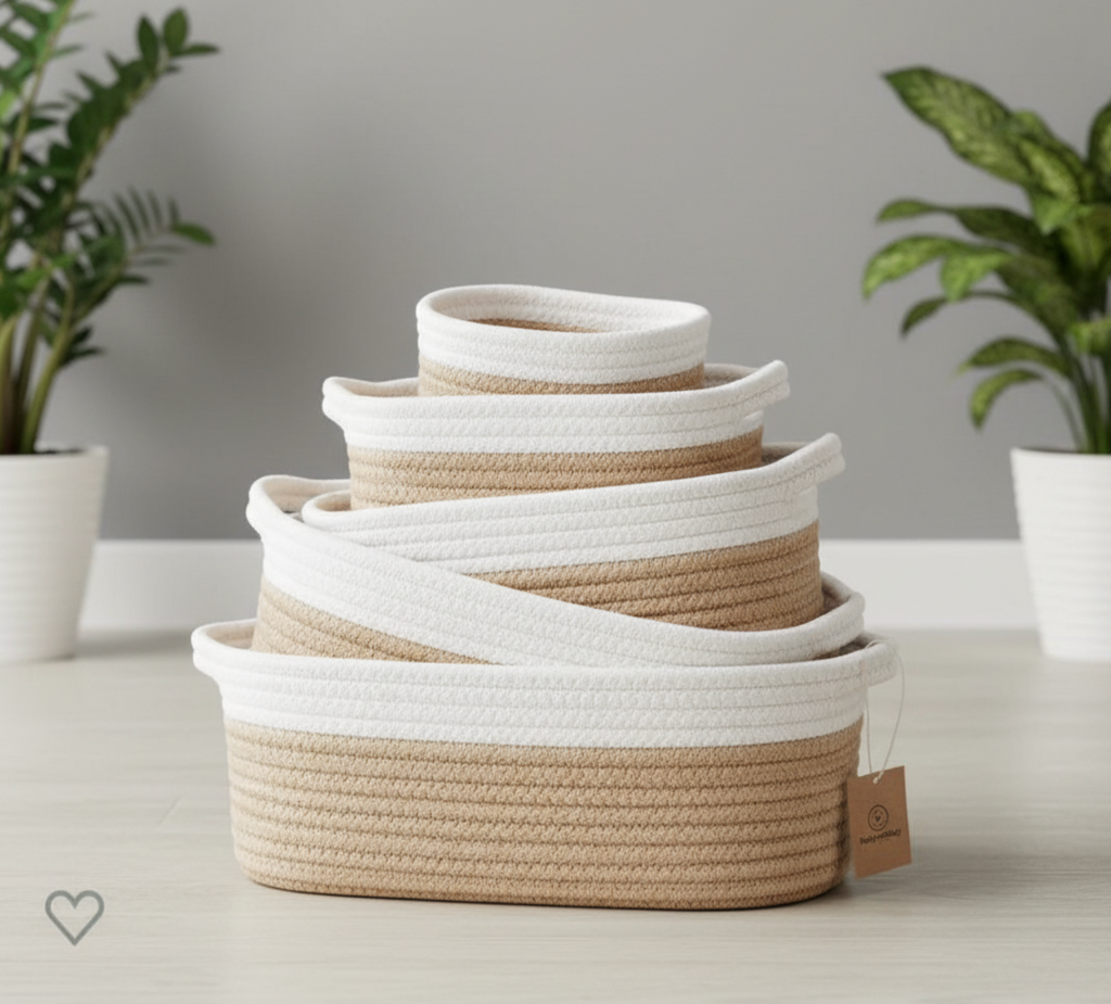 Jute/Cotton Planter(Set of 5)