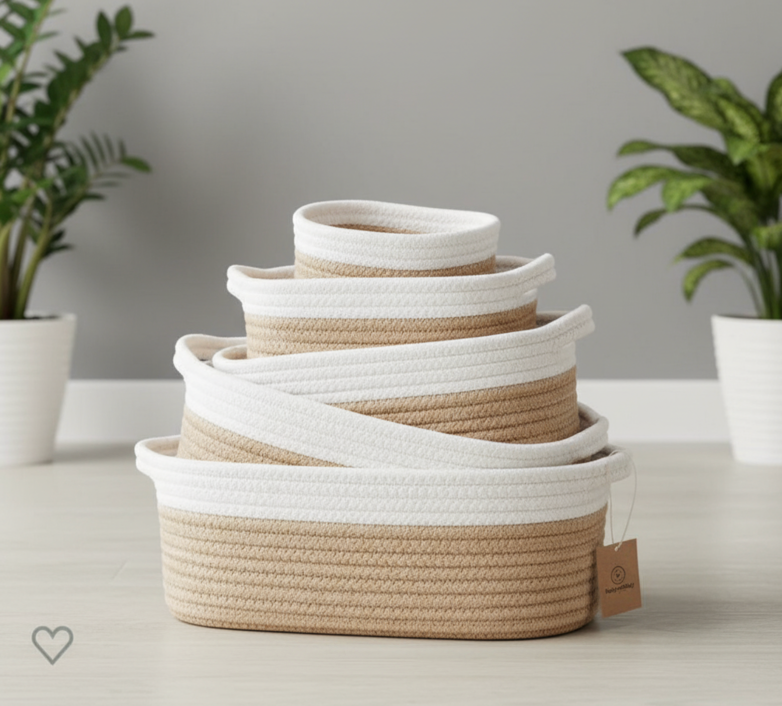 Jute/Cotton Planter(Set of 5)