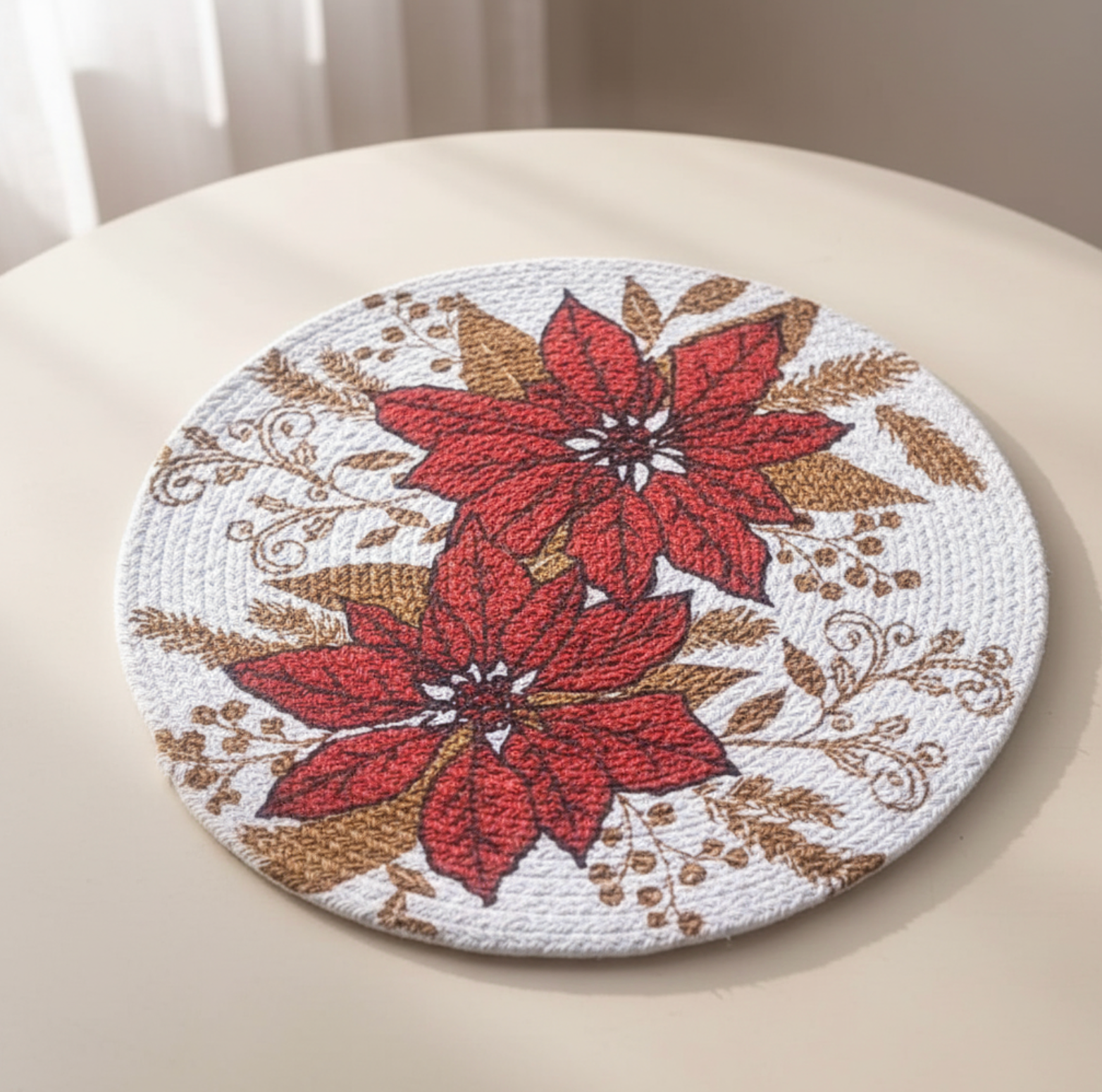 Printed Round Mat 1
