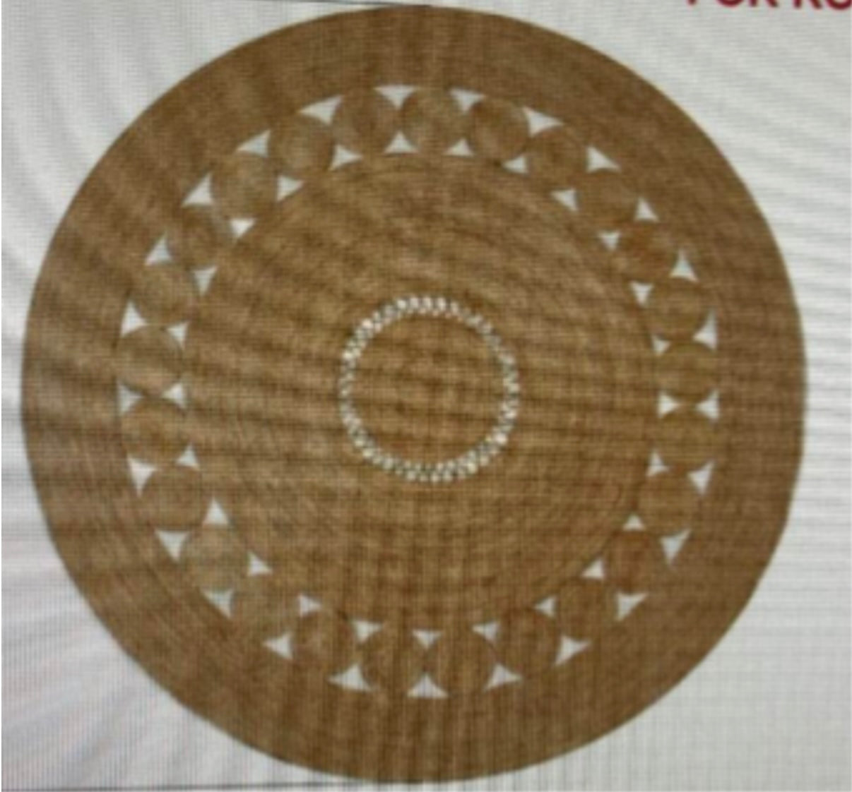 JUTE ROUND RUG 1