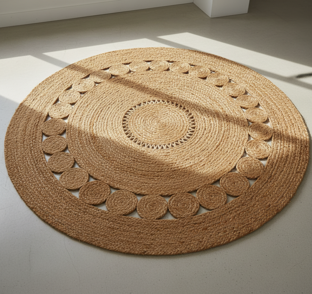 JUTE ROUND RUG 1