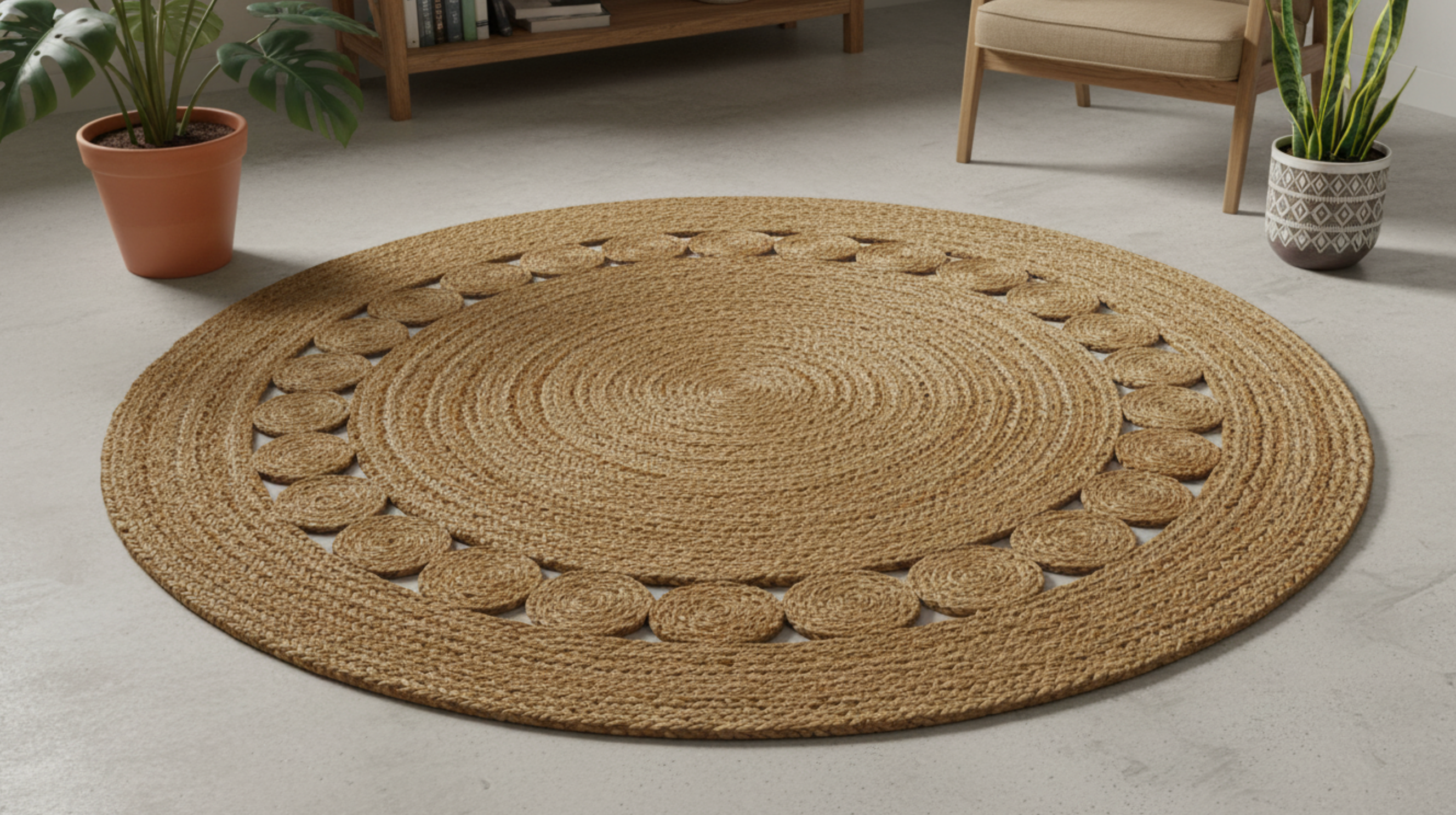JUTE ROUND RUG 3