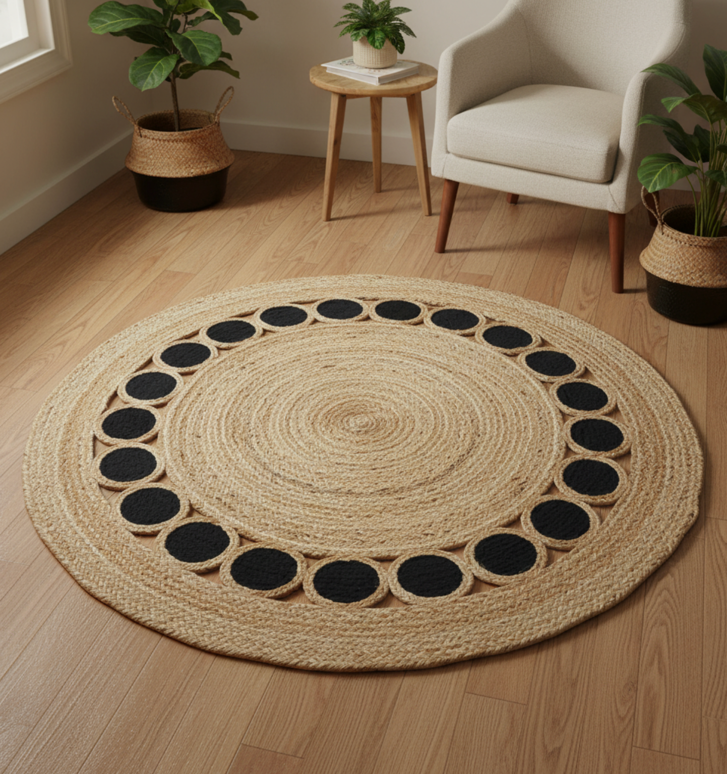 Round Jute Rug 4