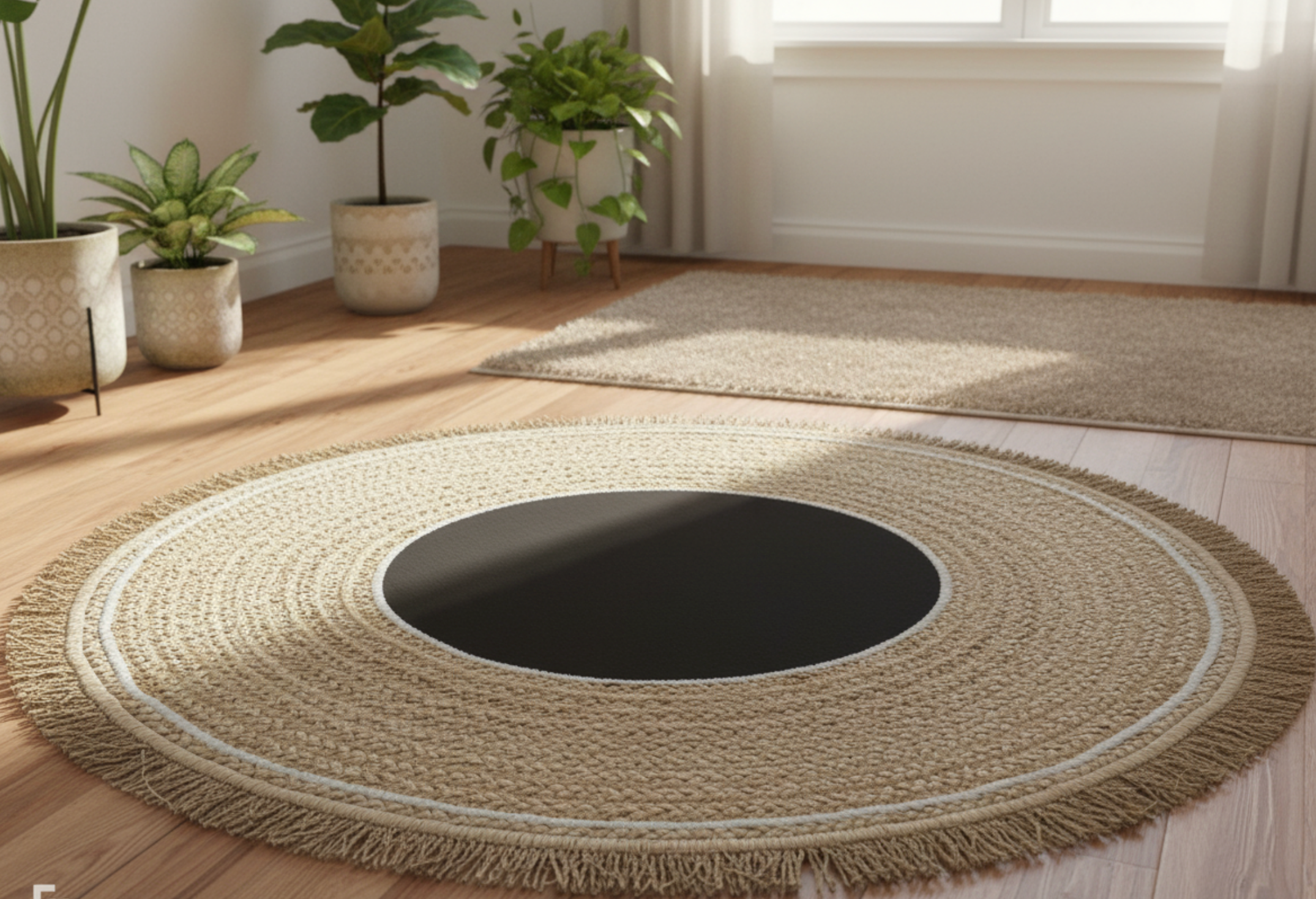 JUTE ROUND RUG 6