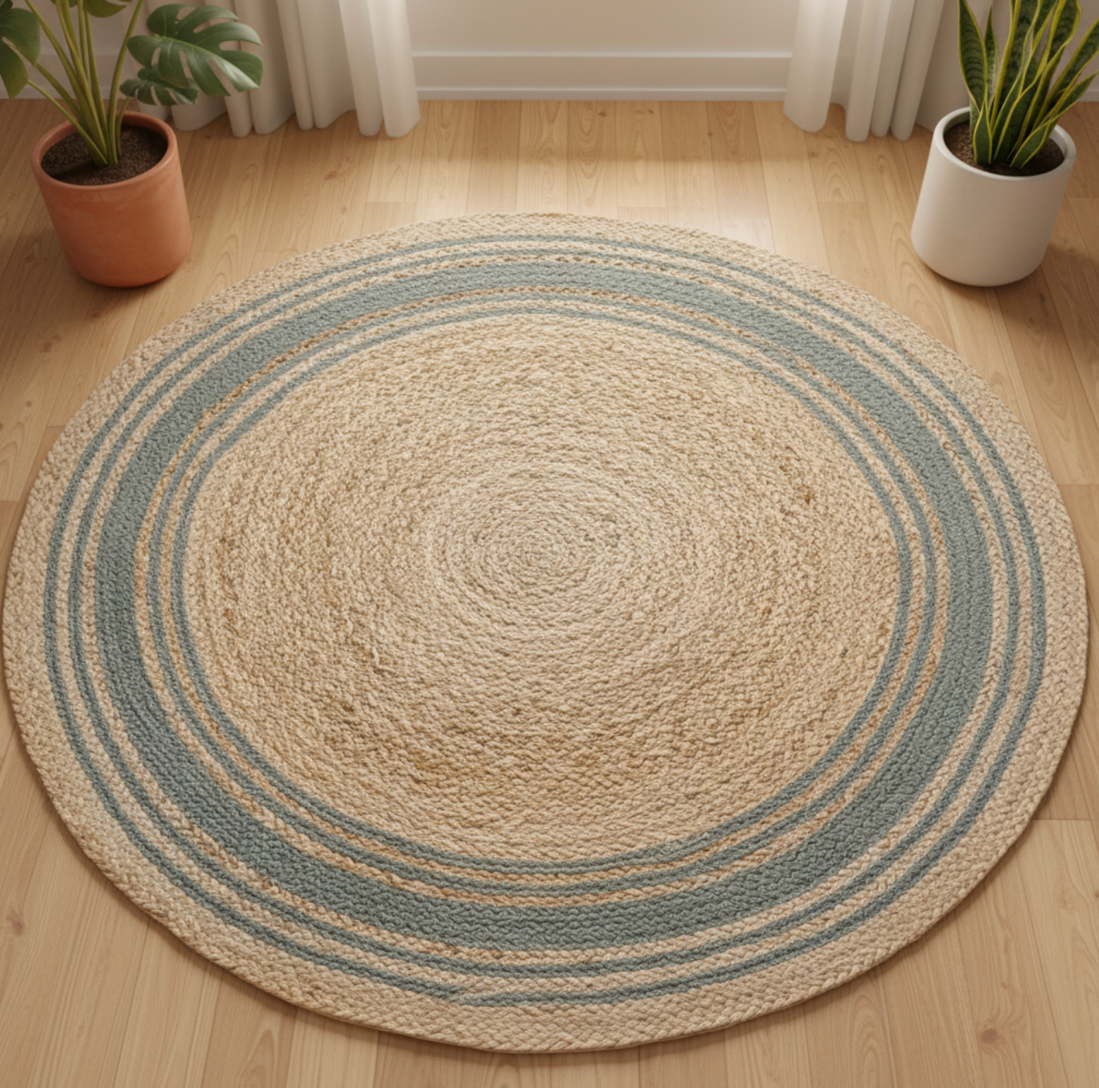 JUTE ROUND RUG 7
